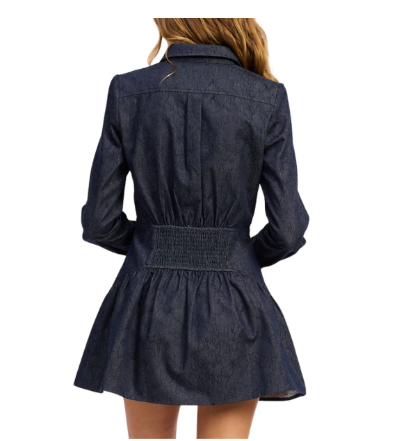Darby Mini Dress - Indigo - Gabrielle's Biloxi