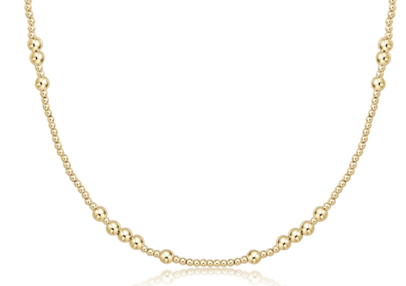 Enewton 15" Choker Beaded - Hope Unwritten Gold 4mm - Gabrielle's Biloxi