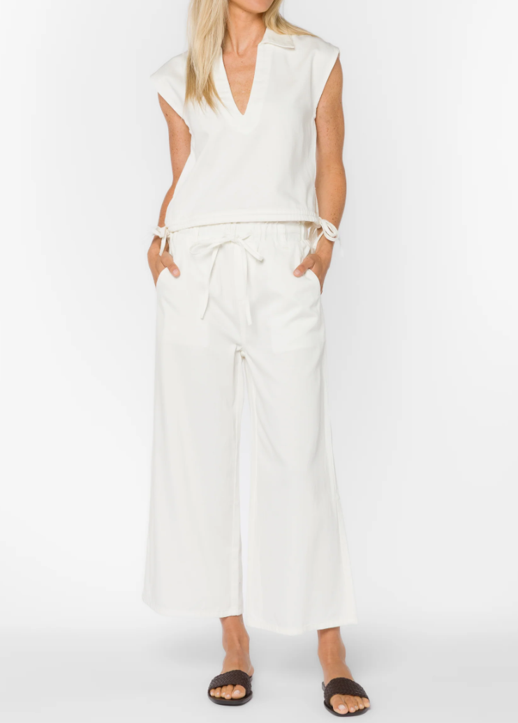 Claudette Pants - Optic White - Gabrielle's Biloxi