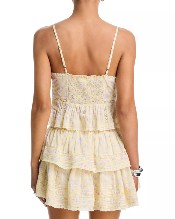 Love Shack Fancy Elsette Top - Lemon Spritz - Gabrielle's Biloxi