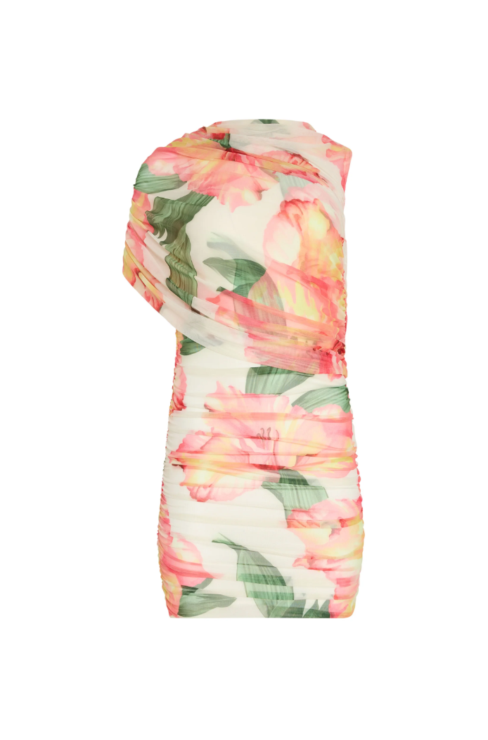 Amanda Uprichard Marcelle Dress - Hibiscus Print - Gabrielle's Biloxi