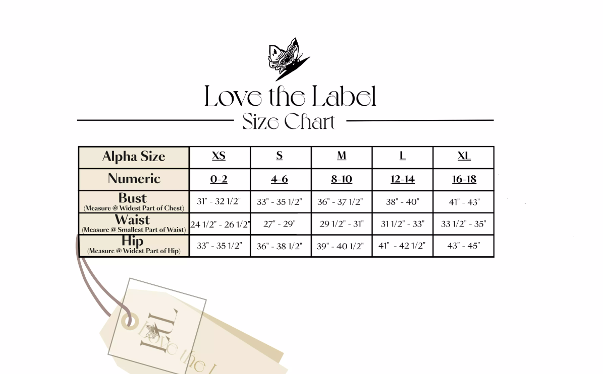 Love the Label Abigail Top - Tiffany Floral Print - Gabrielle's Biloxi