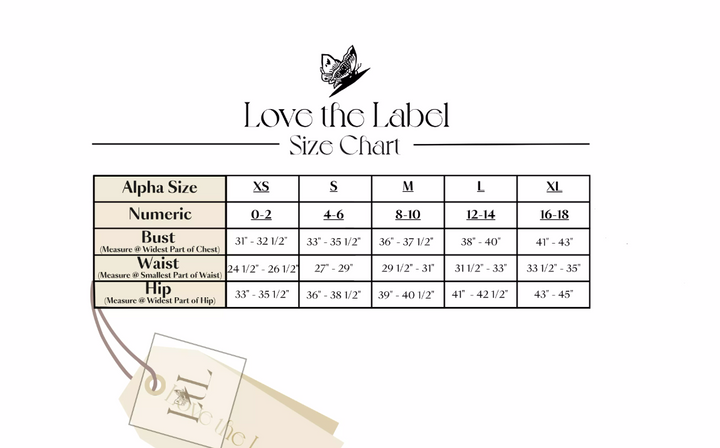 Love the Label Abigail Top - Tiffany Floral Print - Gabrielle's Biloxi