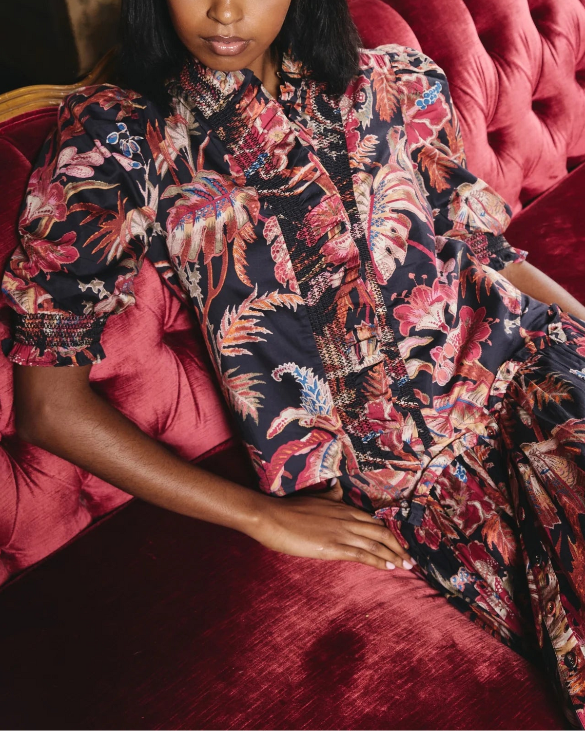 Love the Label Zuri Top - Magic Forest Print