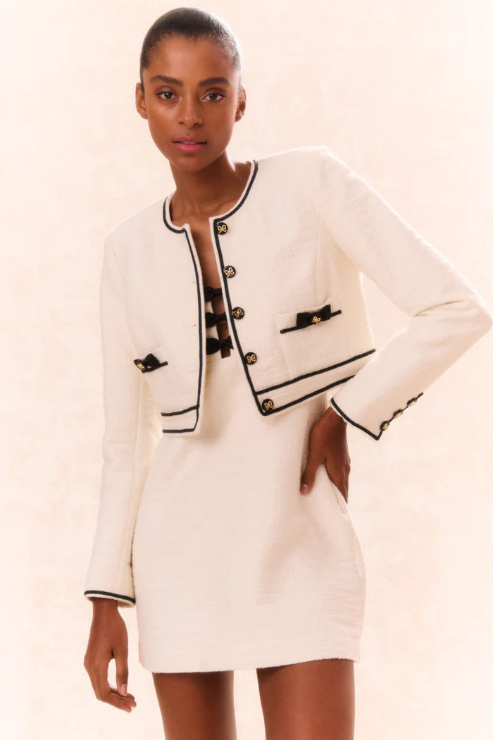 Love Shack Fancy Talika Jacket - Cream - Gabrielle's Biloxi
