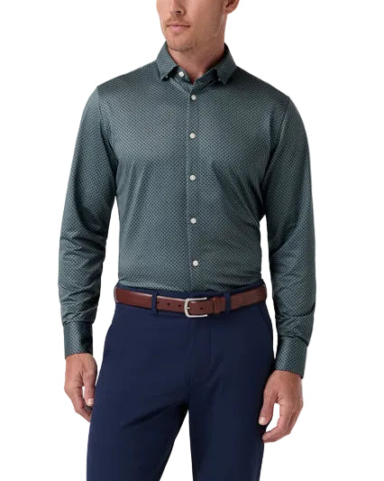 Mizzen+Main Halyard LS Dress Shirt - Hemlock Clover - Gabrielle's Biloxi