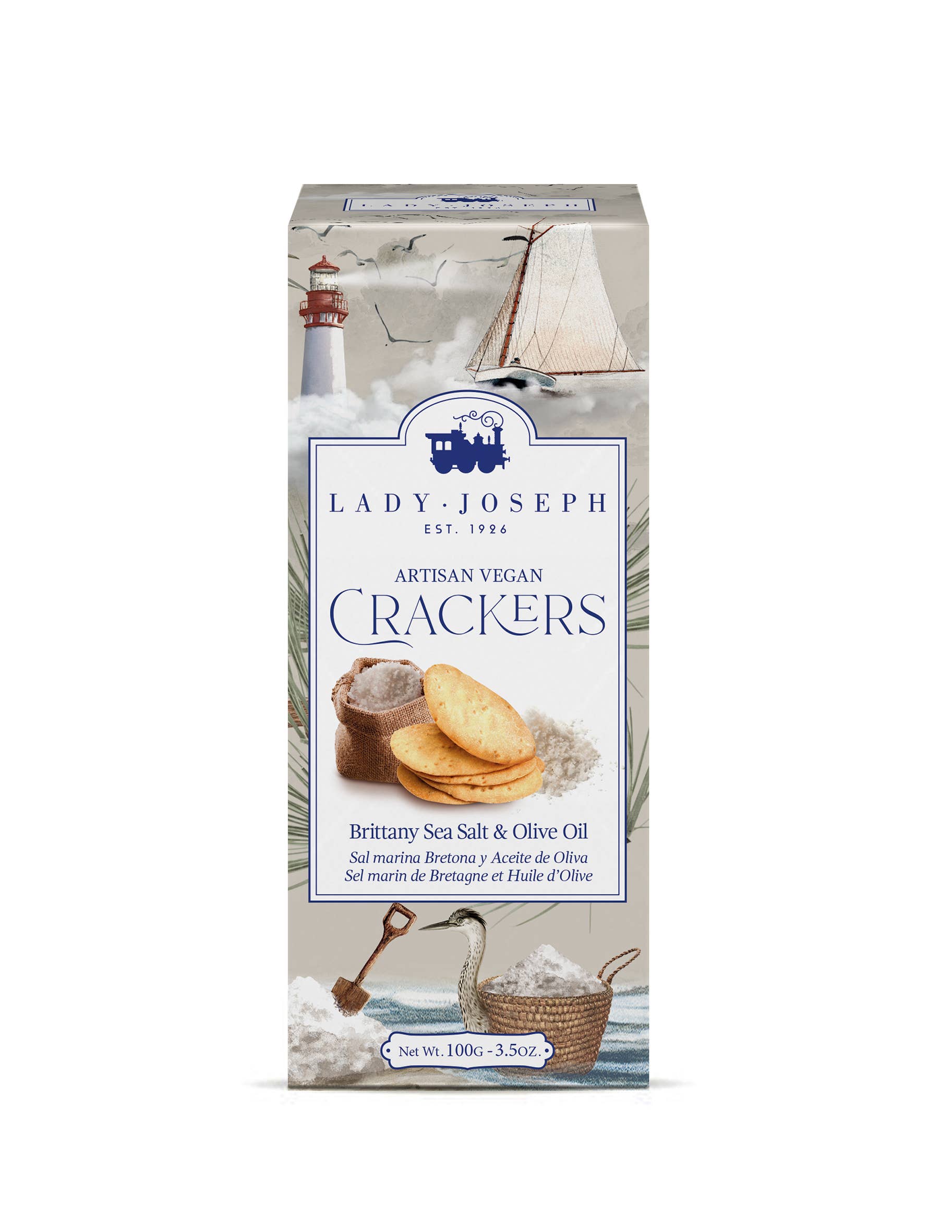 Crackers with Brittany Sea Salt & Olive Oil - Gabrielle's Biloxi