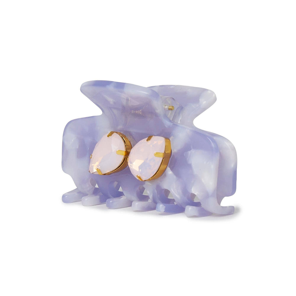 LILAC MINI CRYSTAL CLAW CLIP - Gabrielle's Biloxi