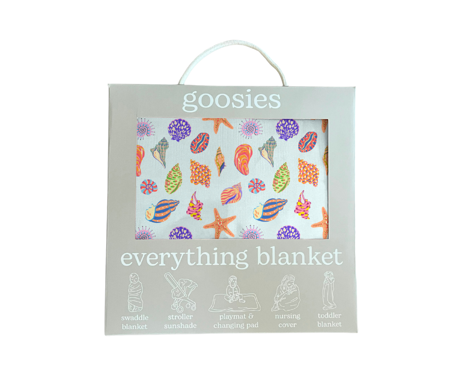 Beach Seashells Everything Blanket - Gabrielle's Biloxi