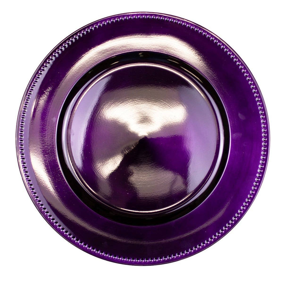 Castile Charger Purple - 13" - Gabrielle's Biloxi