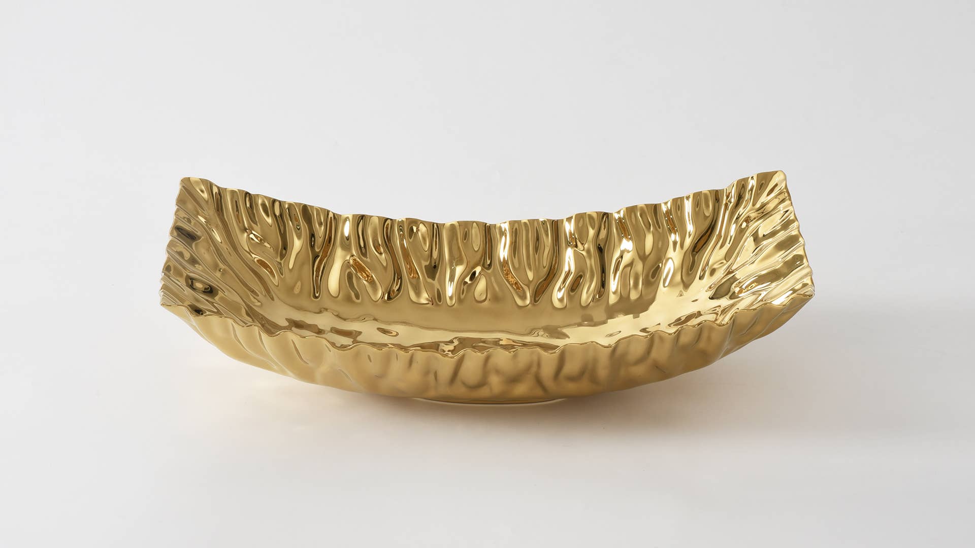 Pampa Bay Rectangular Centerpiece - Gold - Gabrielle's Biloxi