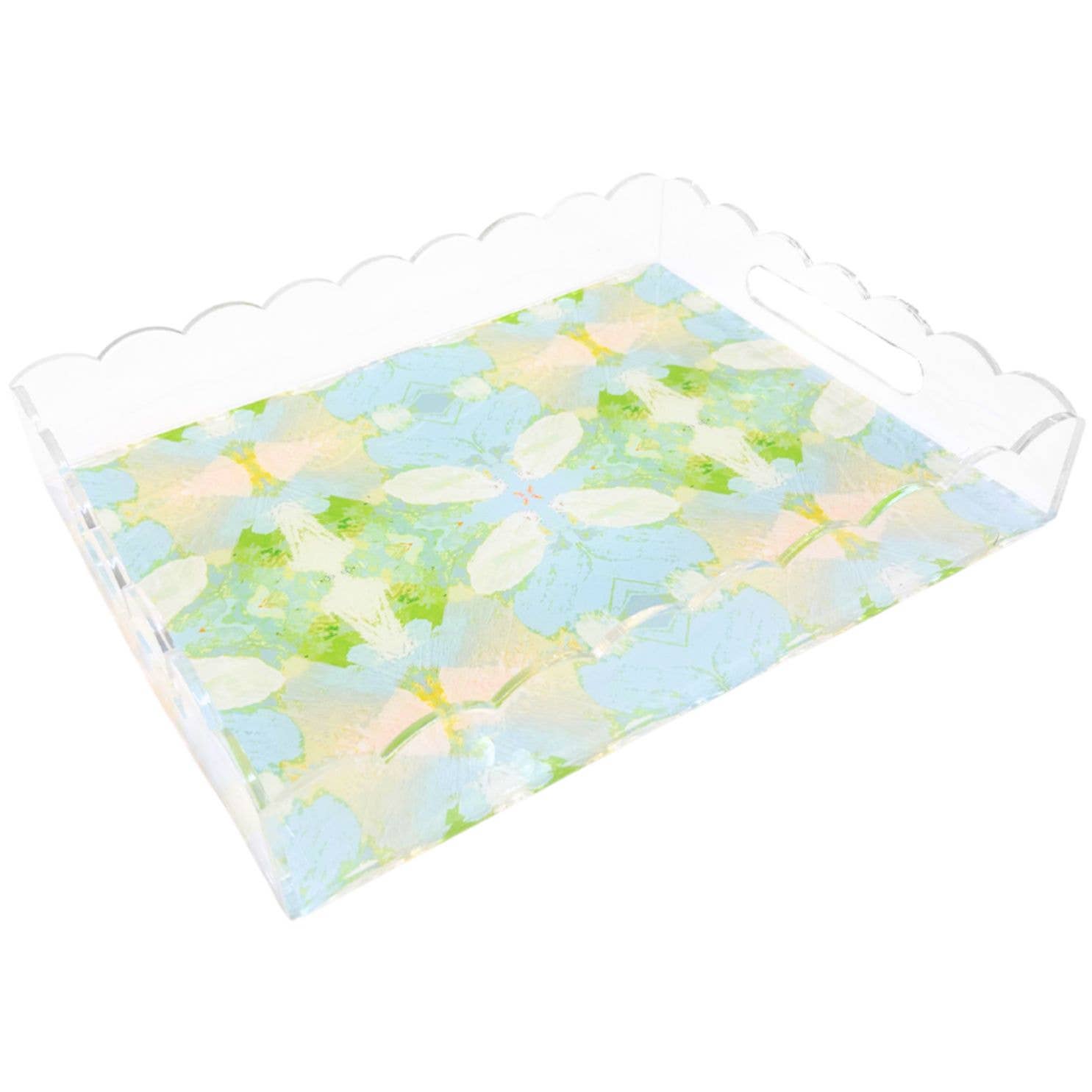 Elephant Falls Scalloped Tray Large - Gabrielle's Biloxi