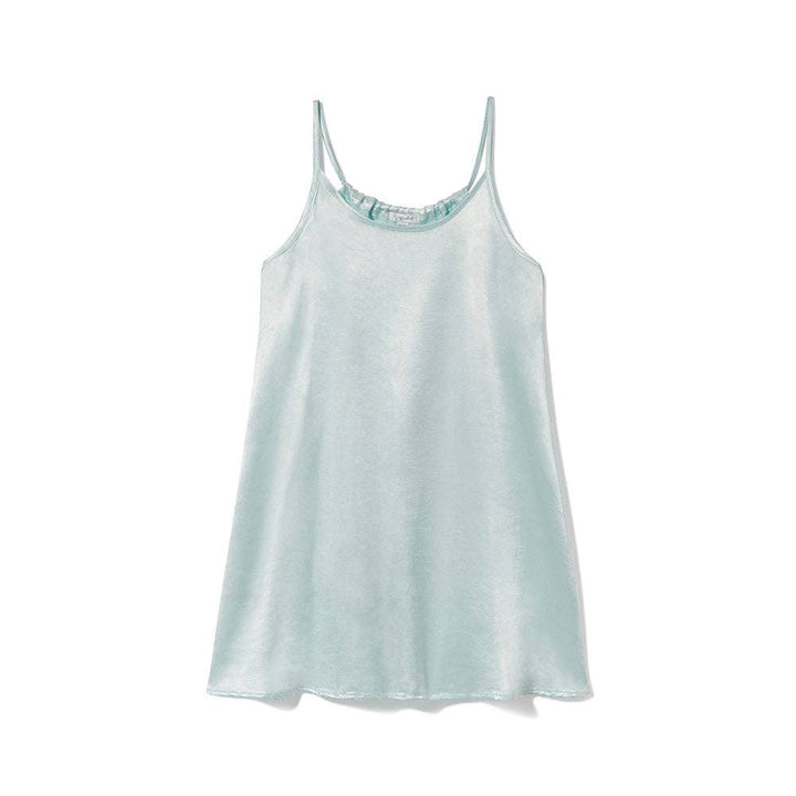 PJ Harlow Anne Satin Top - Aqua