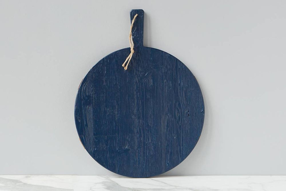 Etu Mod Charcuterie Cheese Board, Medium Round, Navy Blue - Gabrielle's Biloxi