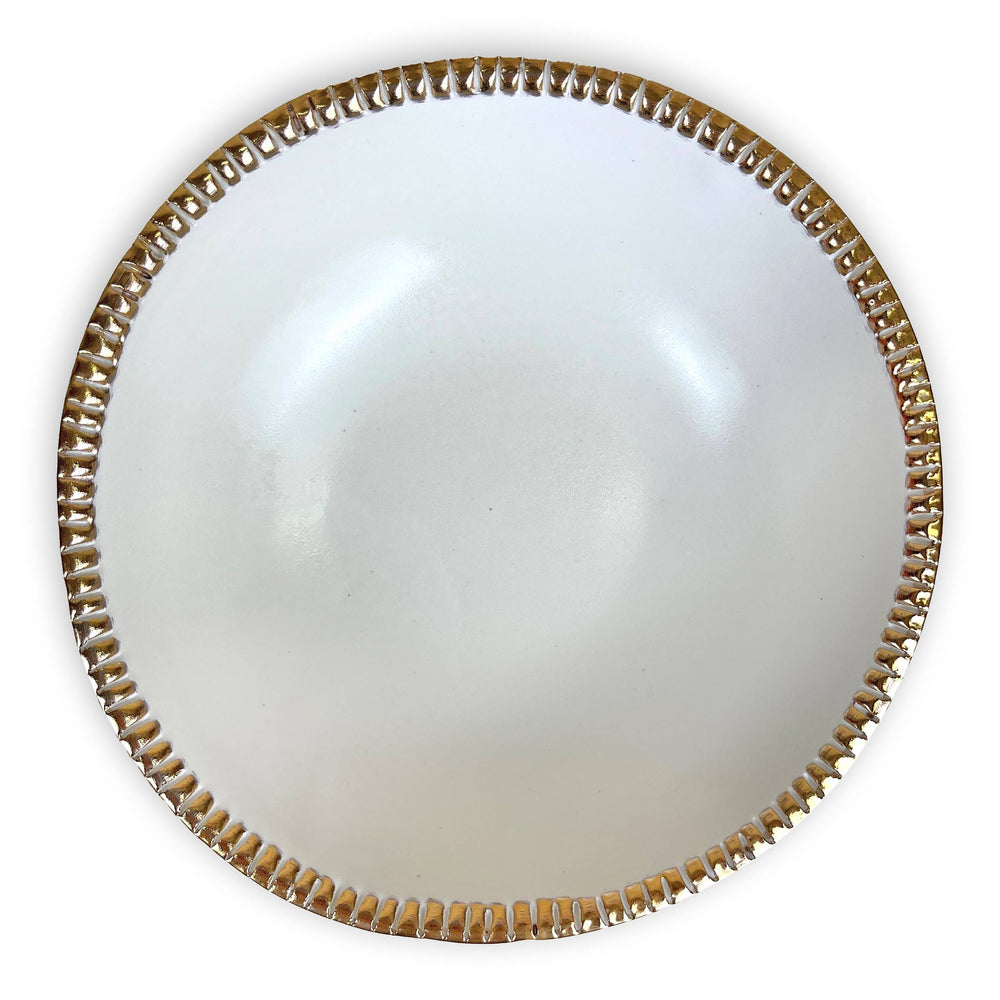 Berkshire Medium Bowl - Gold - Gabrielle's Biloxi
