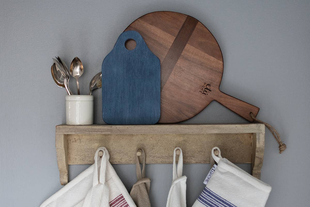 Dutch Cheese Board with Spreader, Small, Denim Blue - Gabrielle's Biloxi