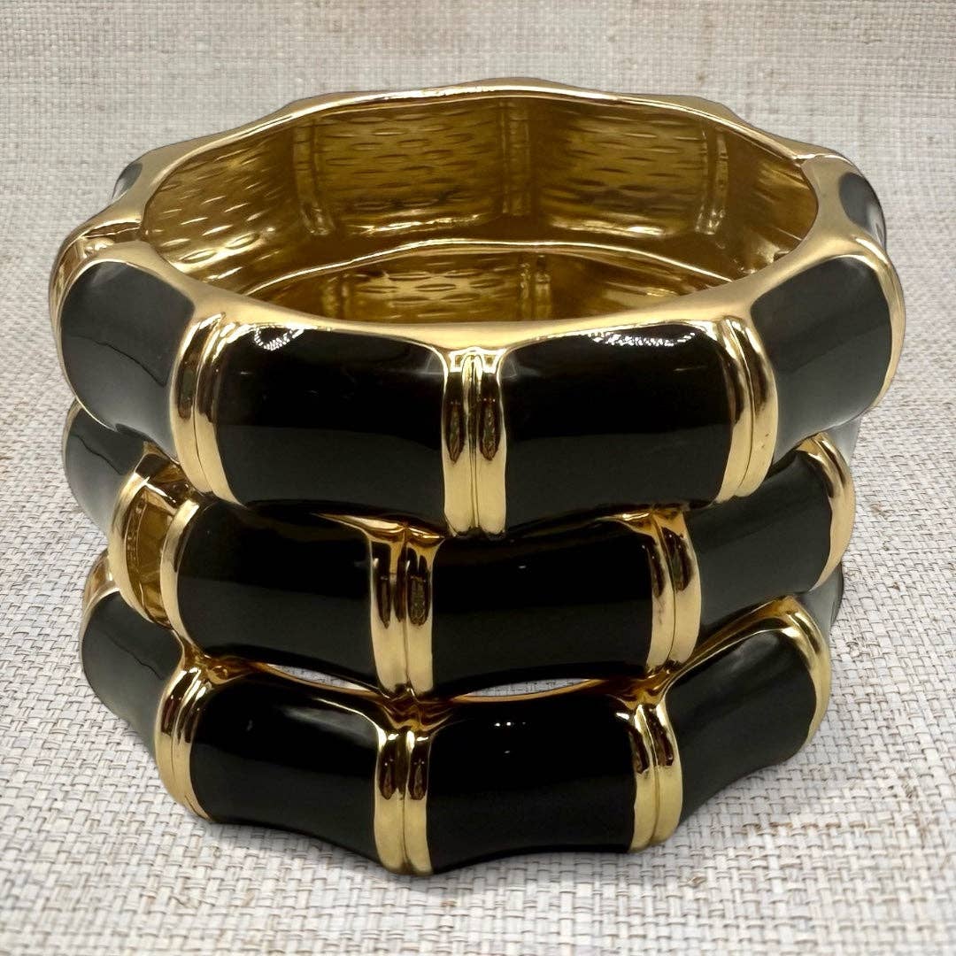 Black Bamboo Bracelet - Gabrielle's Biloxi