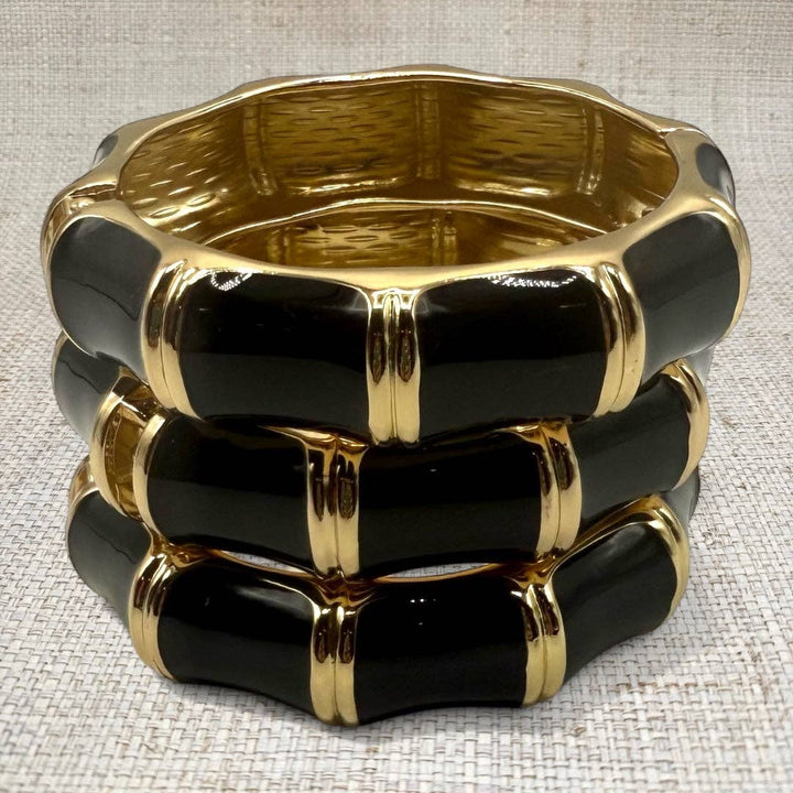 Black Bamboo Bracelet - Gabrielle's Biloxi