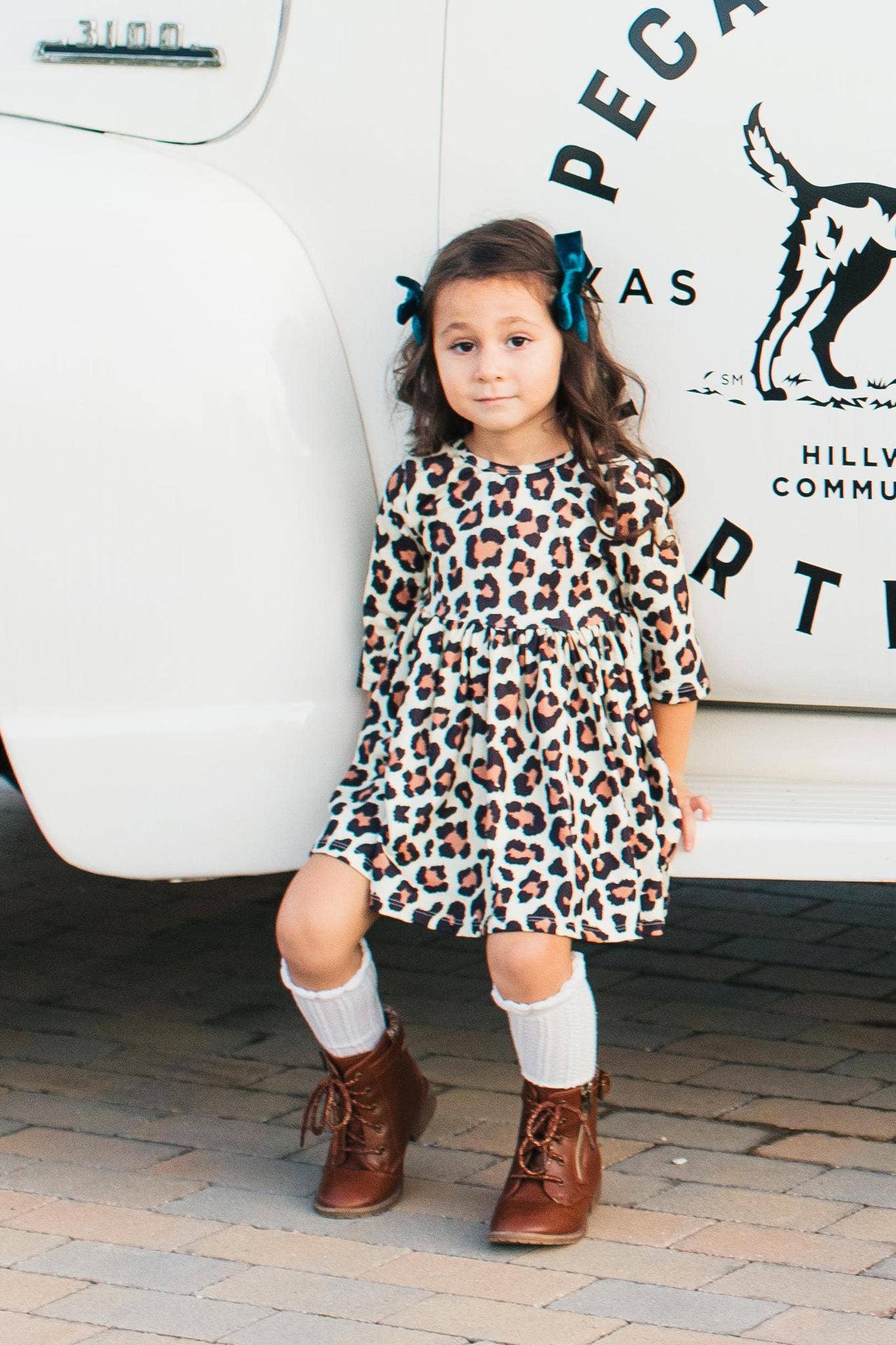 Wild One 3/4 Sleeve Pocket Twirl Dress - Gabrielle's Biloxi