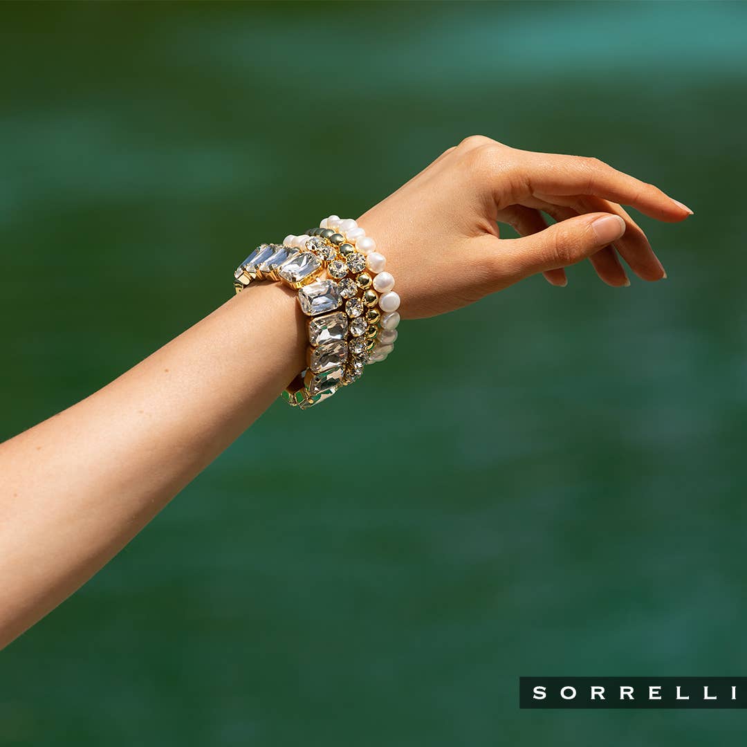 Sorrelli Freshwater Pearl Stretch Bracelet, 7in - Gabrielle's Biloxi