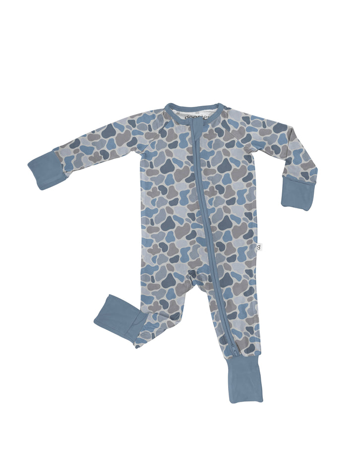 Watercolor Camo - Convertible Zip Pajamas - Gabrielle's Biloxi