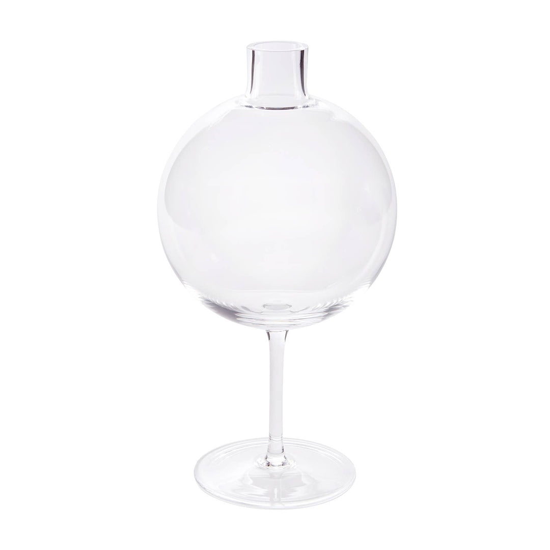 Etu Clear Wine Glass Shaped Flower Vase, Large - Gabrielle's Biloxi