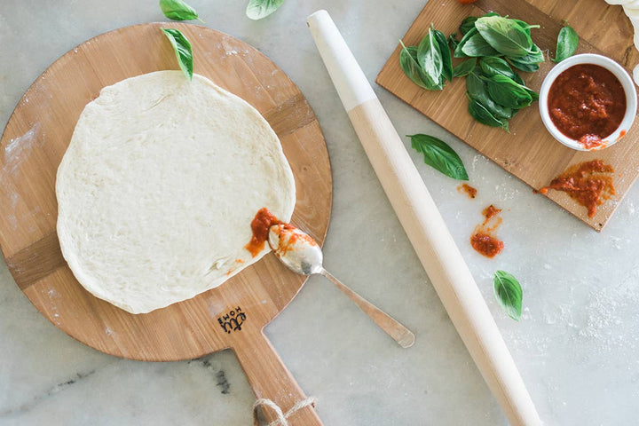 Etu Home Round Pine Charcuterie Board - Medium