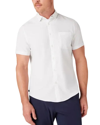 Mizzen+Main Leeward	SS Dress Shirt - Solid White - Gabrielle's Biloxi