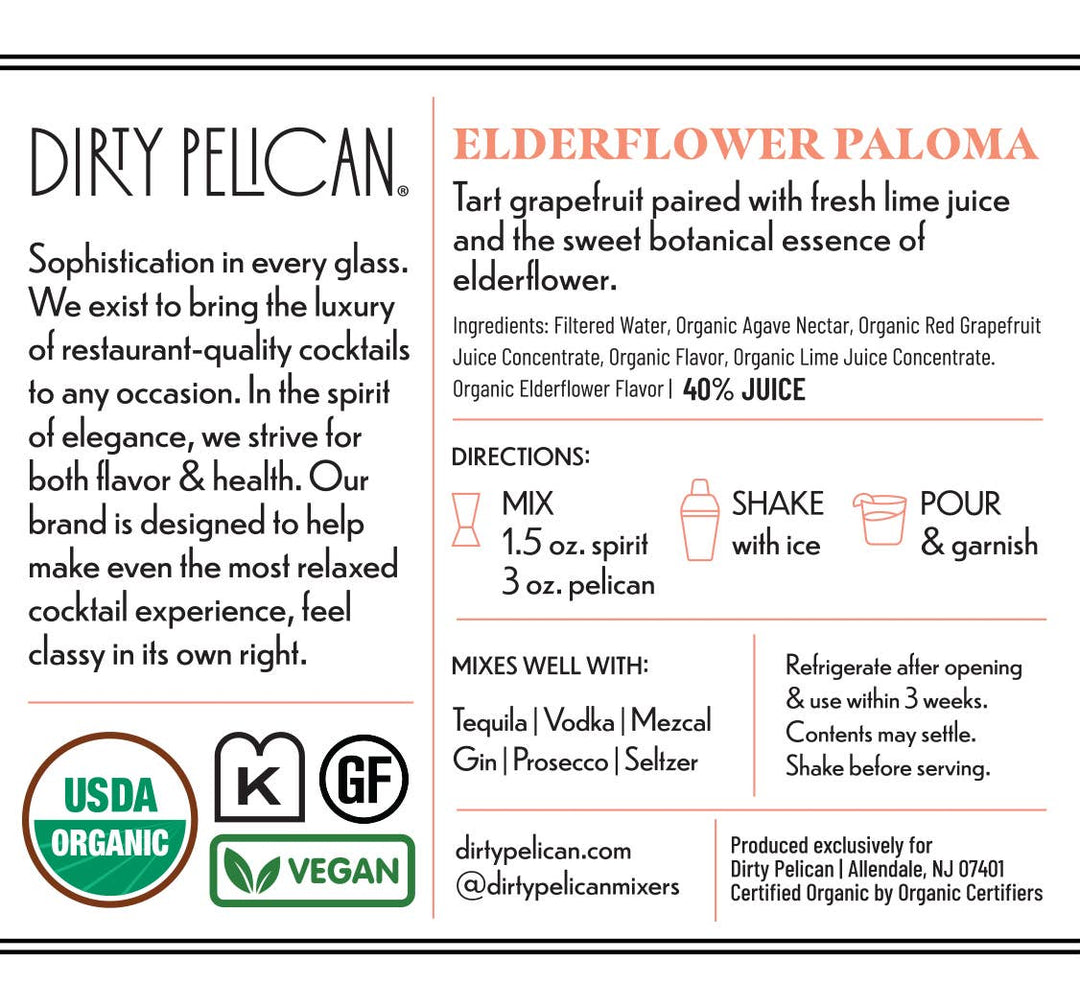 Elderflower Paloma Mix - Gabrielle's Biloxi