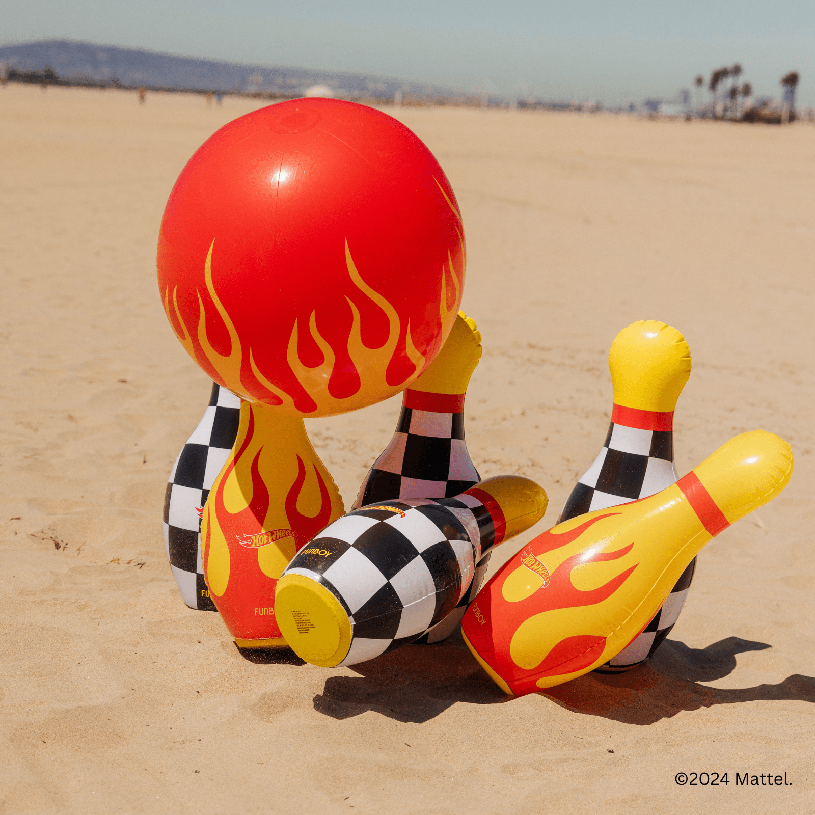 FUNBOY x Hot Wheels Checkered Flame Backyard Bowling Set - Gabrielle's Biloxi