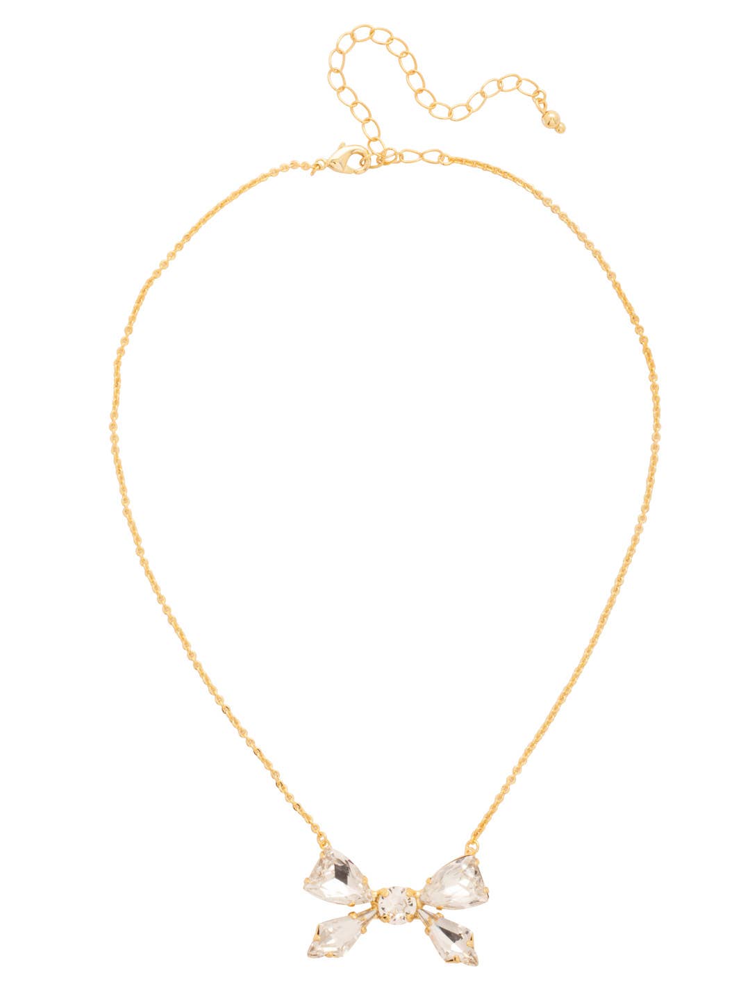 Colette Pendant Necklace - Bright Gold Crystal - Gabrielle's Biloxi