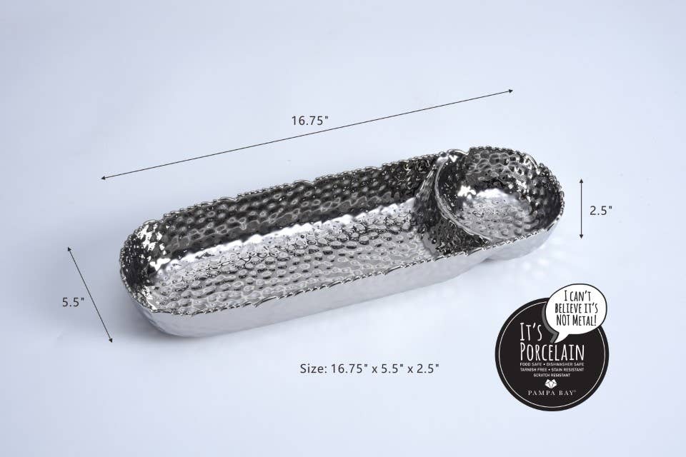 Pampa Bay Chip & Dip - Silver - Gabrielle's Biloxi