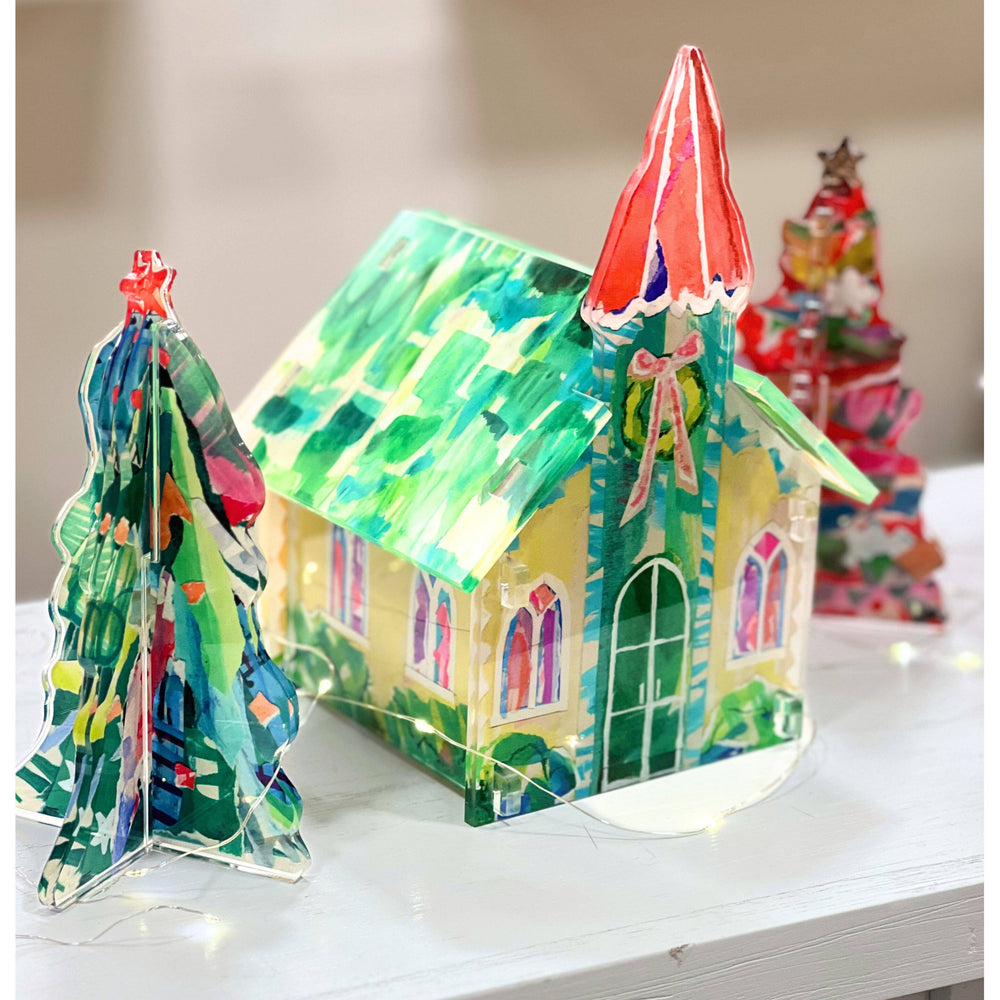 Acrylic Christmas Village - Gabrielle's Biloxi