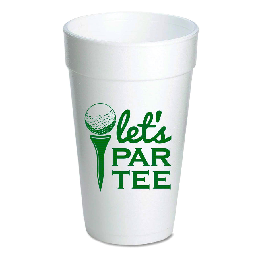 Let's Par Tee Golf Masters To Go Foam Cups - Masters - Gabrielle's Biloxi