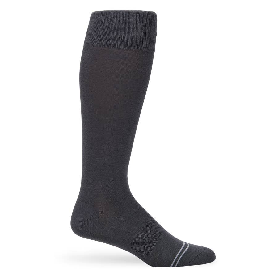 DeadSoxy Asher - Charcoal Grey Dress Socks - Gabrielle's Biloxi