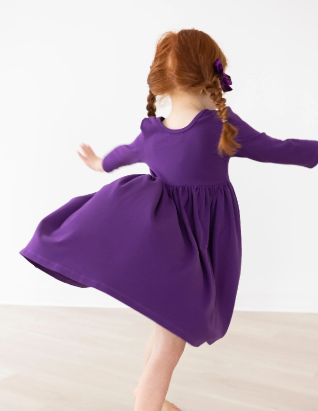Purple Pocket Twirl Dress - Gabrielle's Biloxi