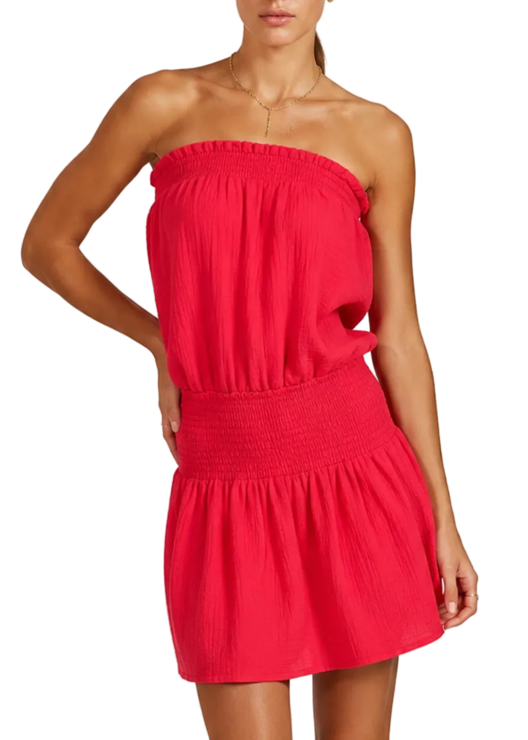 Bobi Smocked Tube Dress - Barn