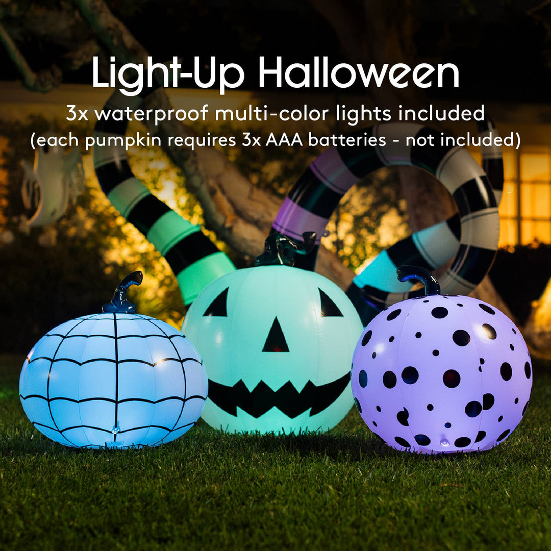 Black and White Halloween Pumpkins - Gabrielle's Biloxi