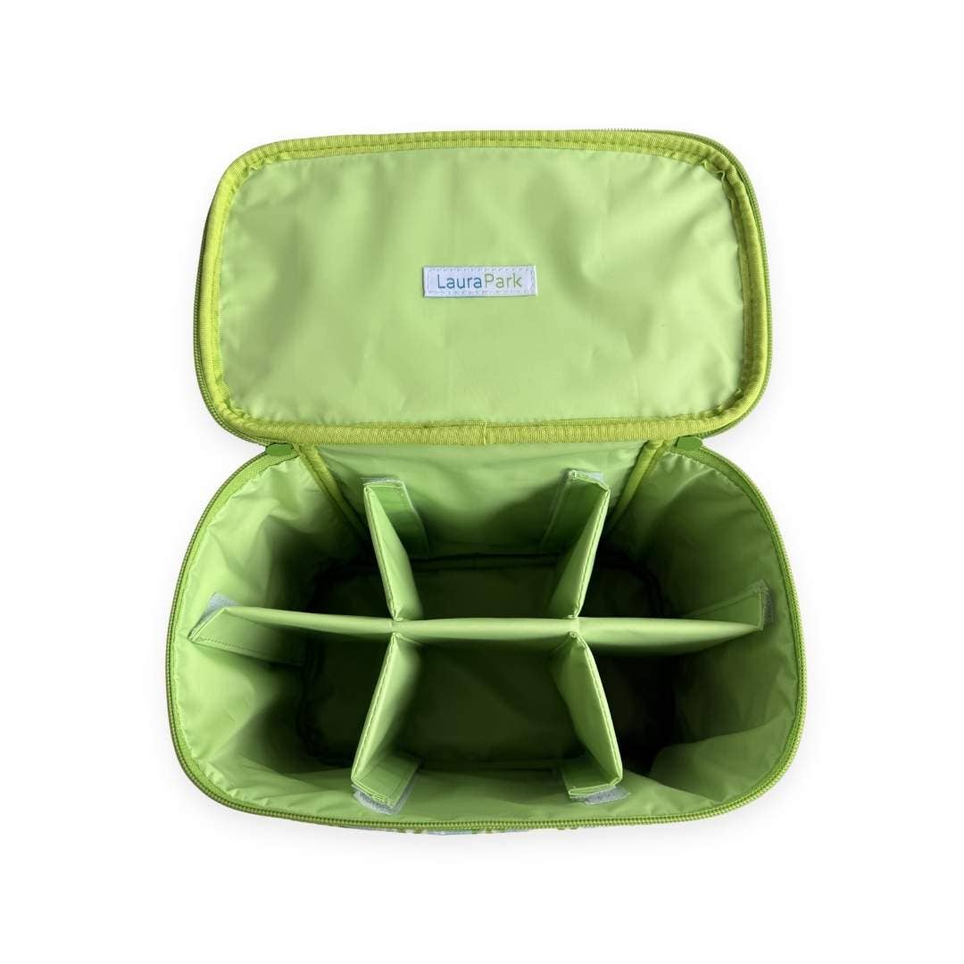 Laura Park Train Case - Petite Frond Green
