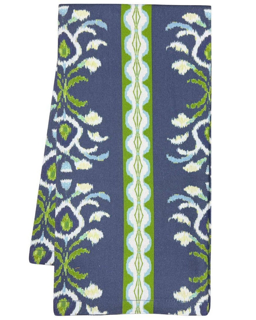 Laura Park Tea Towel - Rosemary Stripe Indigo