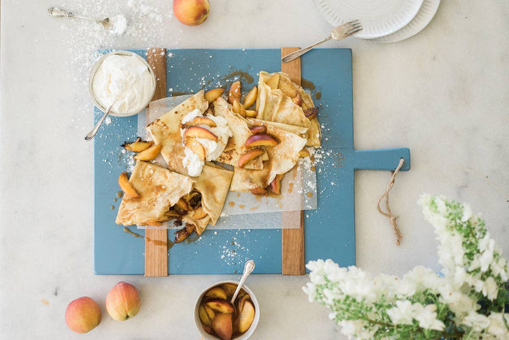 Etu Mod Charcuterie Cheese Board, Medium Rectangle, Denim Blue - Gabrielle's Biloxi