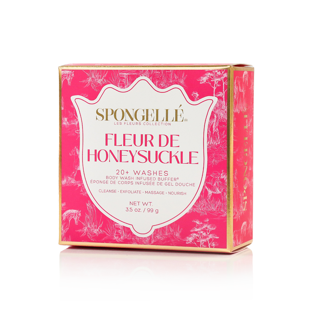 Spongellé Fleur de Honeysuckle Les Fleurs Body Buffer - Gabrielle's Biloxi