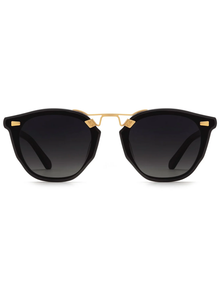 KREWE Beau Nylon Black + Shadow 24K Polarized - Gabrielle's Biloxi