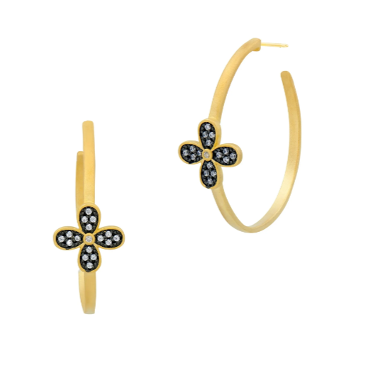 Freida Rothman Blossoming Brilliance Hoop Earrings - Gabrielle's Biloxi