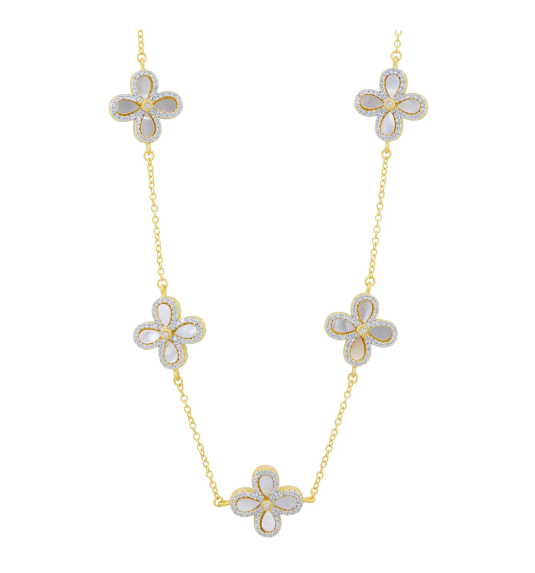 Freida Rothman Blossoming Brilliance Short Necklace - Gabrielle's Biloxi