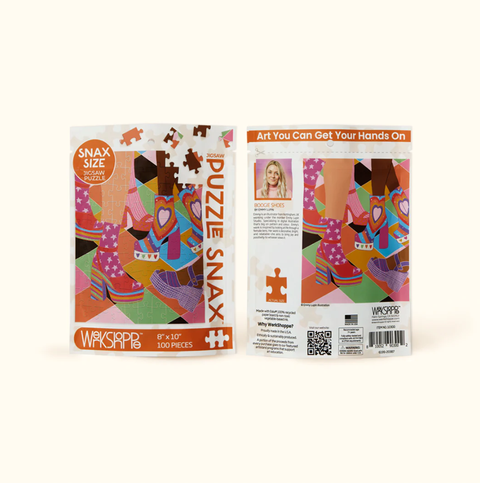 Boogie Shoes - 100 Piece Puzzle Snax - Gabrielle's Biloxi