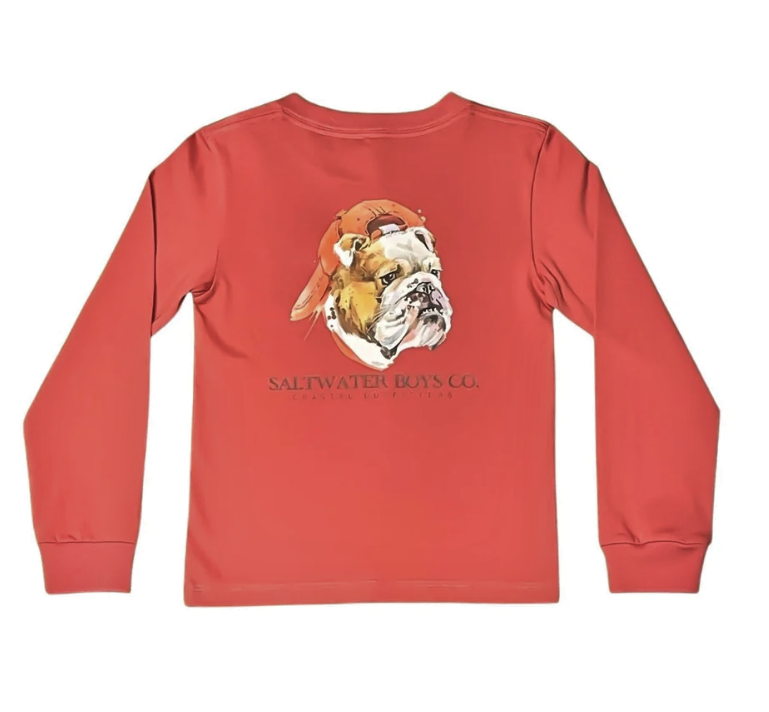 Bulldog Graphic L/S Tee - Gabrielle's Biloxi