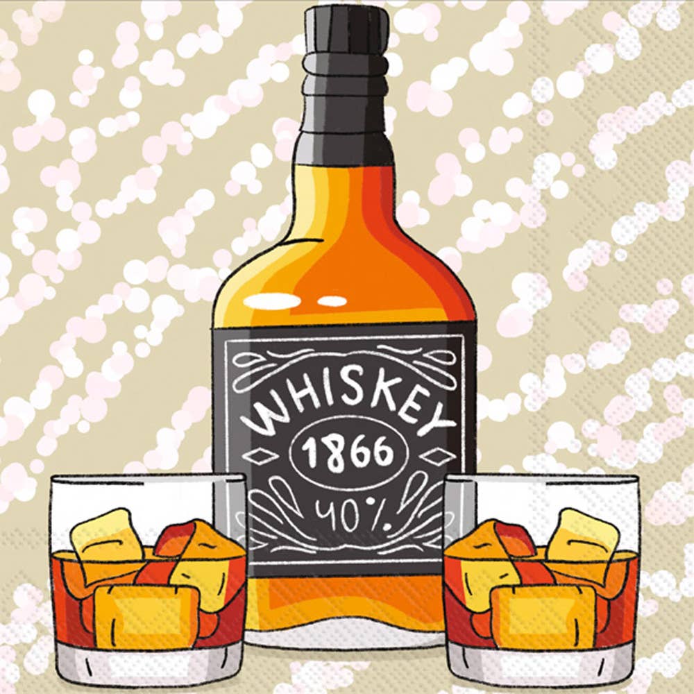 Paper Cocktail Napkins - Whiskey - Gabrielle's Biloxi