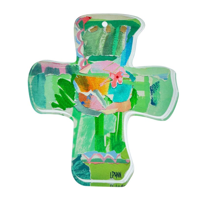 Green Everlasting Love Acrylic Cross - Gabrielle's Biloxi