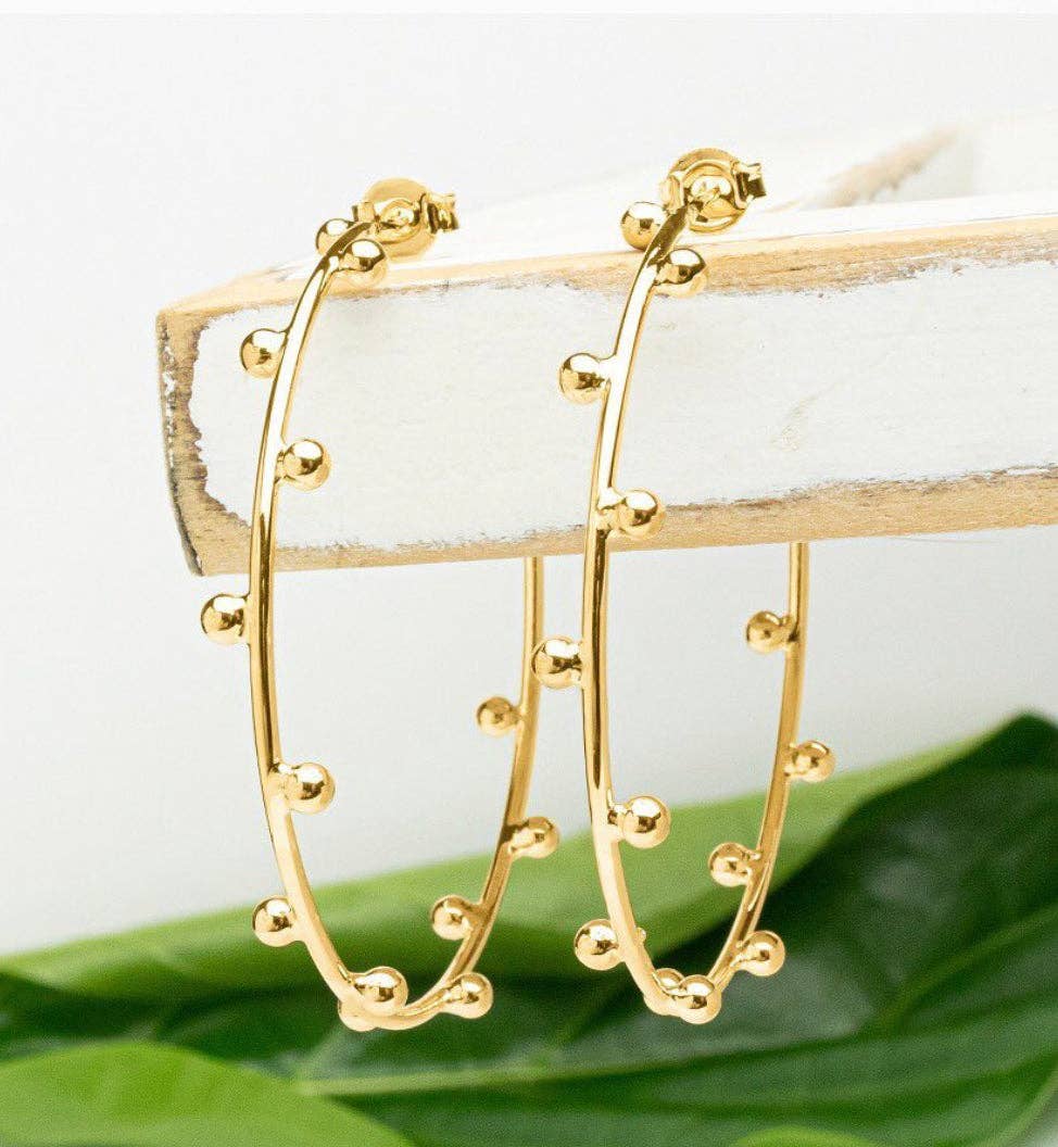 Shelia Fajl Thin Merry Go Round Hoops - Gabrielle's Biloxi